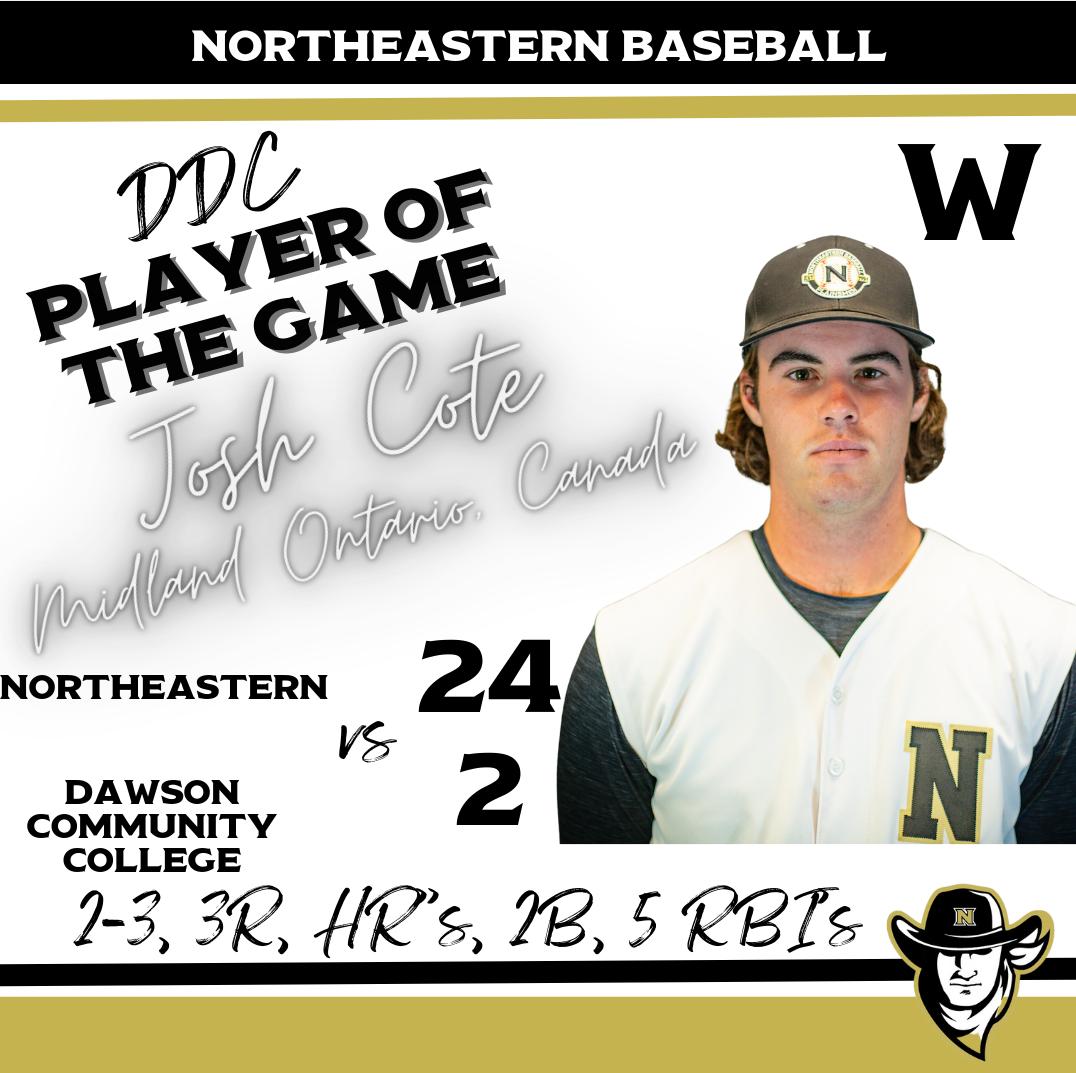 Northeastern has a huge offensive game against Dawson, defeating Dawson 24-2