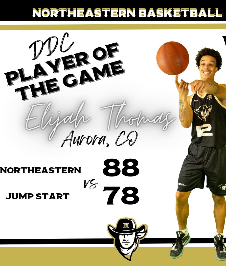 Northeastern Holds Off Jump Start Academy at Western Nebraska
