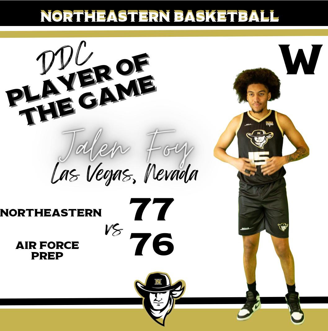 Northeastern Takes Down Air Force Prep in A Nail Biter, They Play Jumpstart Academy In Scottsbluff on Saturday At 2:00 PM