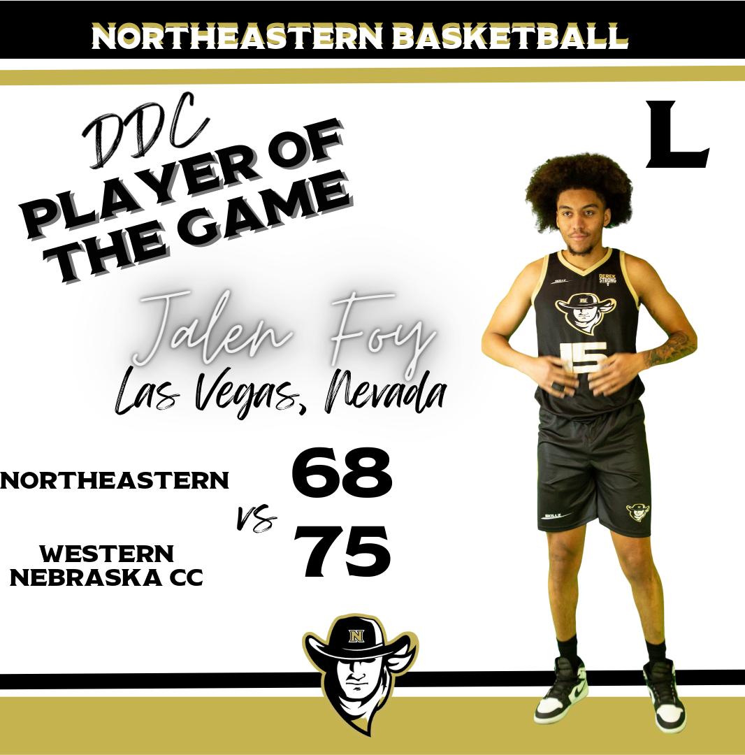 Northeastern Drops A Very Competitive Contest Against WNCC in Scottsbluff. They Look To Turn Things Around On Saturday At North Platte