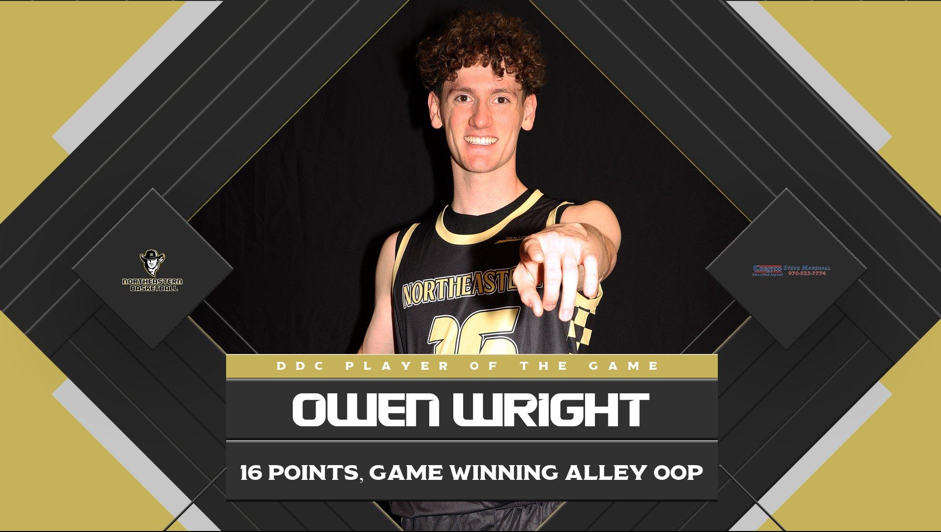 Northeastern Wins In Dramatic Fashion With A Late Game Alley Oop To Upend Laramie County In Final Seconds of the Region 9 Crossover Tournament