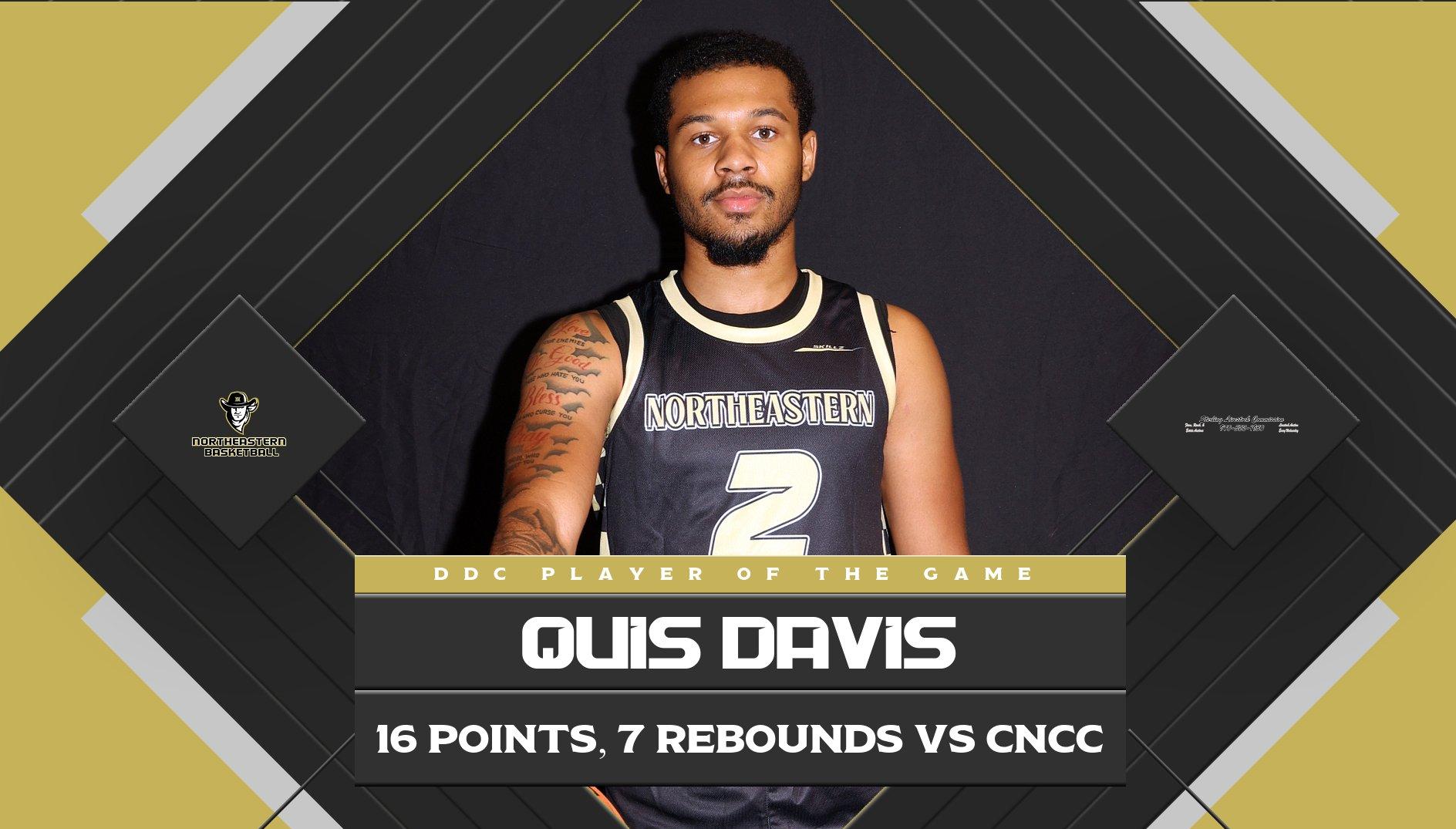 Northeastern Men Fall to Colorado Northwestern Community College In Twin Falls, Idaho