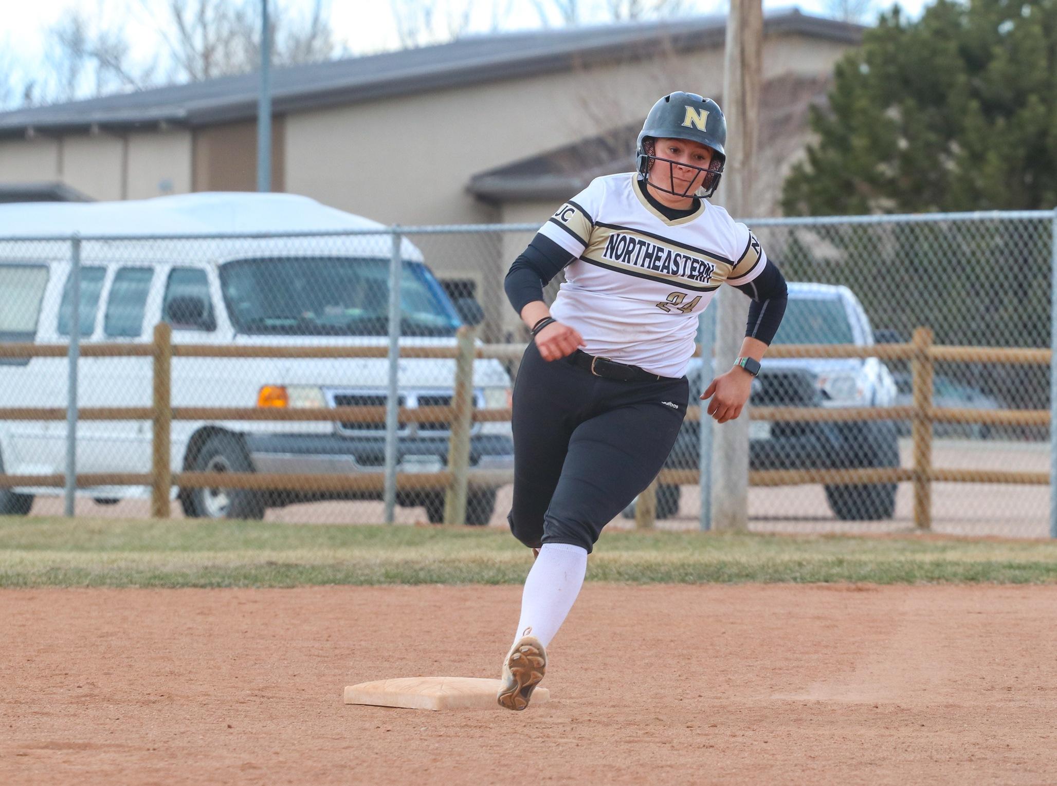NJC Softball Sweeps Luna on the Road