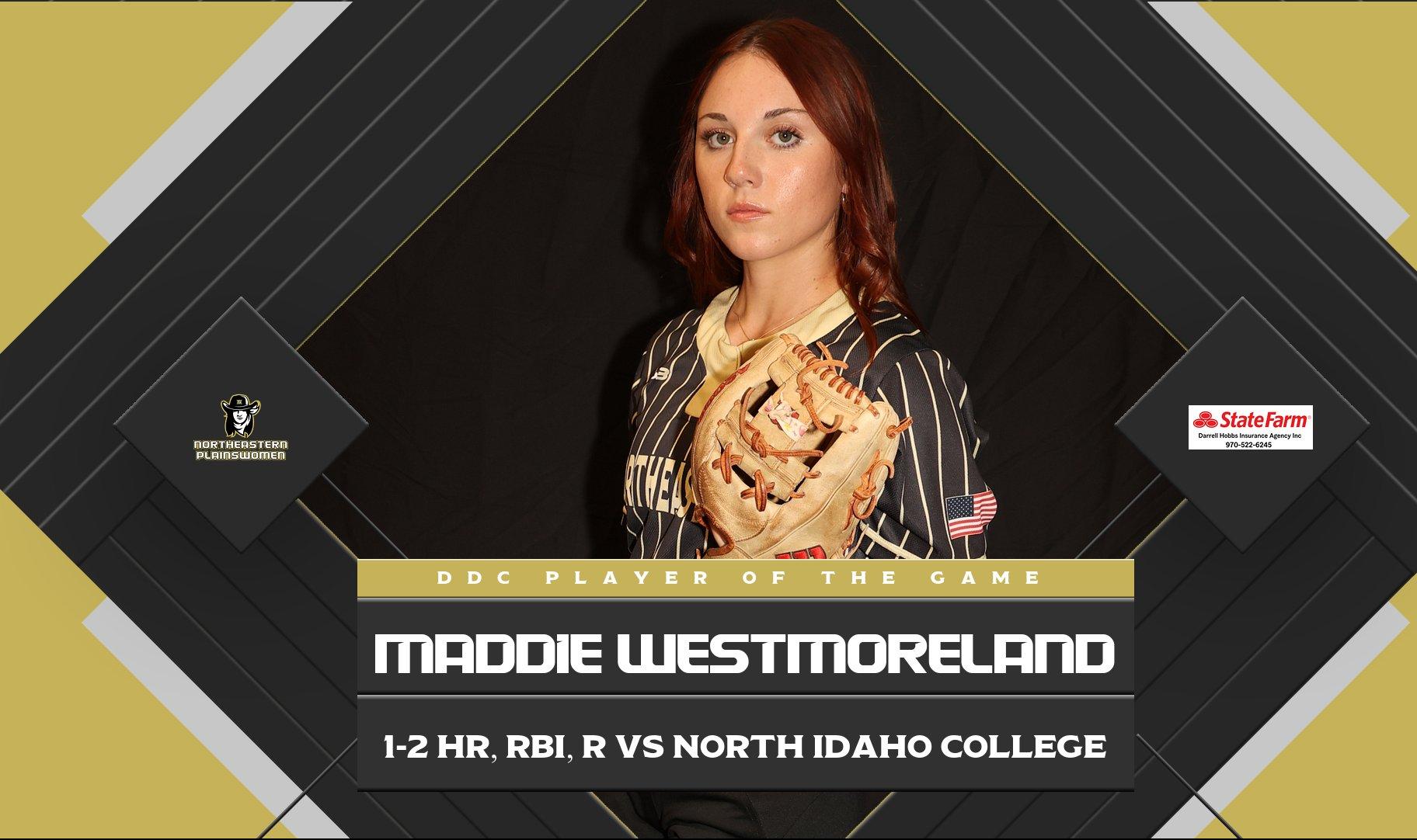 Northeastern Softball falls to North Idaho College in Las Vegas, NV