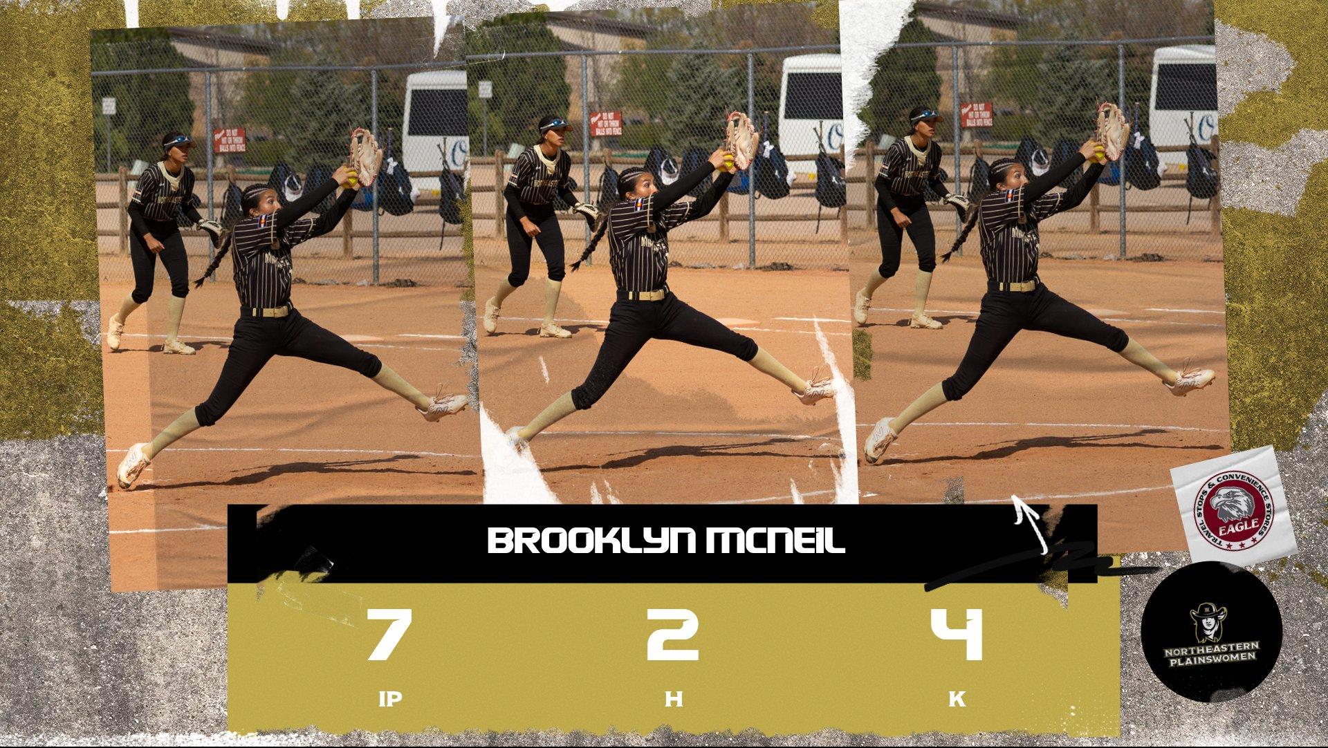 Northeastern Softball Gets a Win in Game 4 Over Southeast Community College 4-1