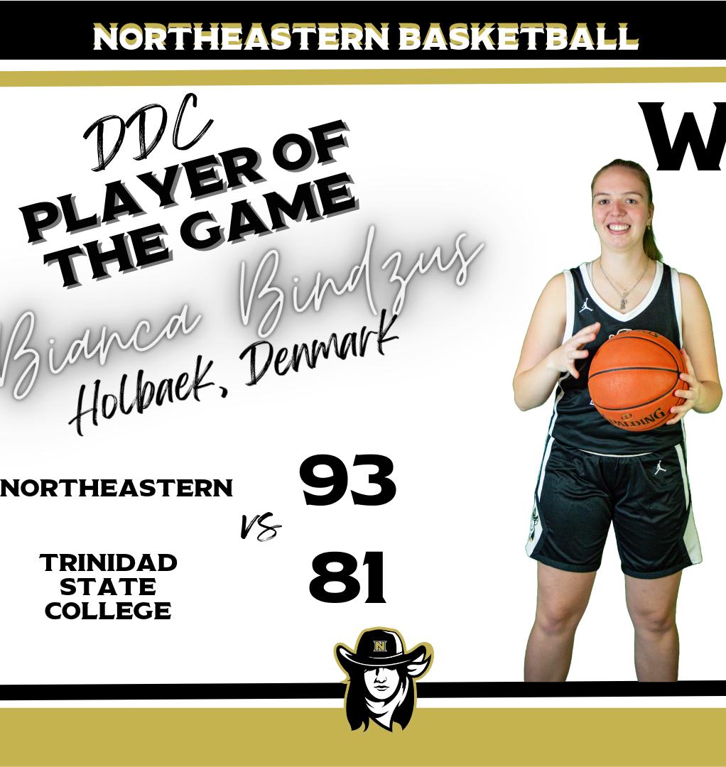 #20 Northeastern Shows Out With A Great Performance Down In Trinidad. They Play Again Tomorrow Against Otero At 2:00 PM