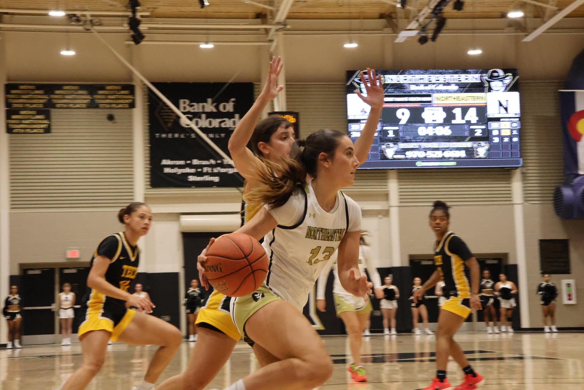 Northeastern Women's Basketball Takes Down Fort Hays Tech Northwest 73-36 In Their Home Opener