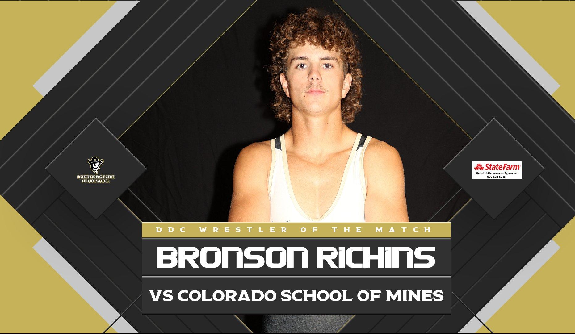 Northeastern Wrestling Falls To Colorado School of Mines On A Very Snowy Saturday in Golden, Colorado