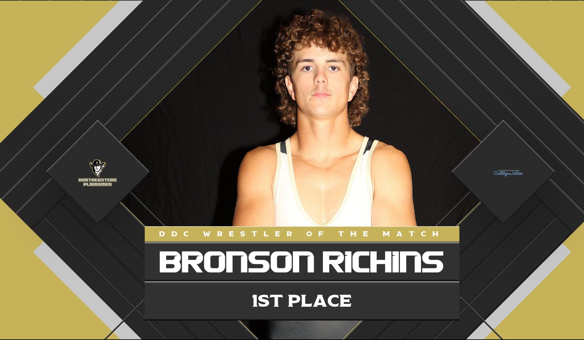 Northeastern Wrestling Crowns Two First Place Finishers At The Cougar Open As Bronson Richins and Silas Thompson Win Their Weight Classes