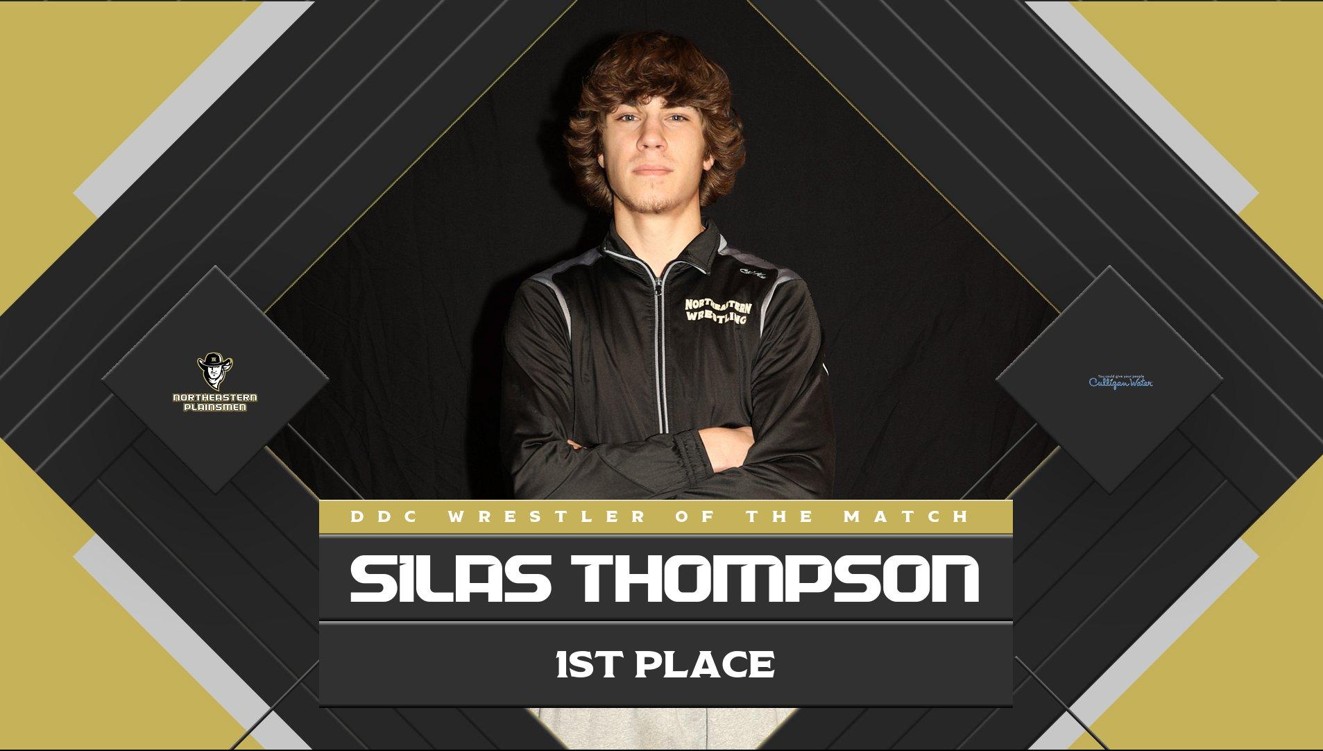 Northeastern Wrestling Crowns Two First Place Finishers at The Cougar Open, As Bronson Richins and Silas Thompson Win Their Respective Weight Classes