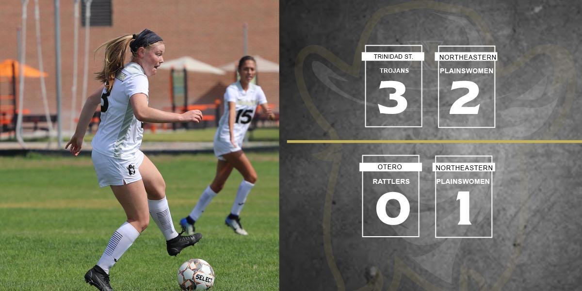 Plainswomen Soccer Splits Region IX Games
