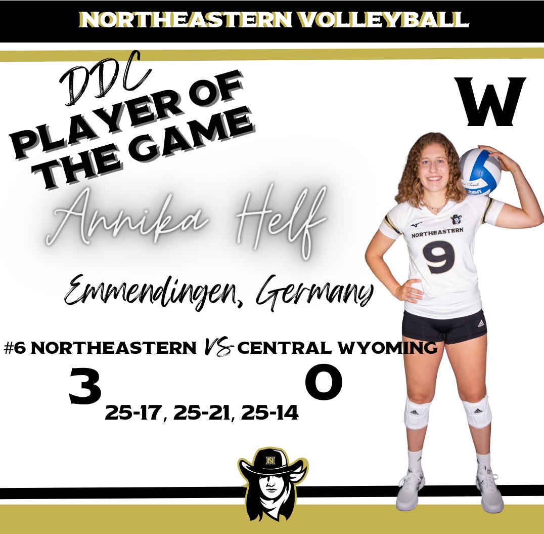 #6 Northeastern Stays Hot, This Time Sweeping Central Wyoming. Moving to 19-2 On The Season