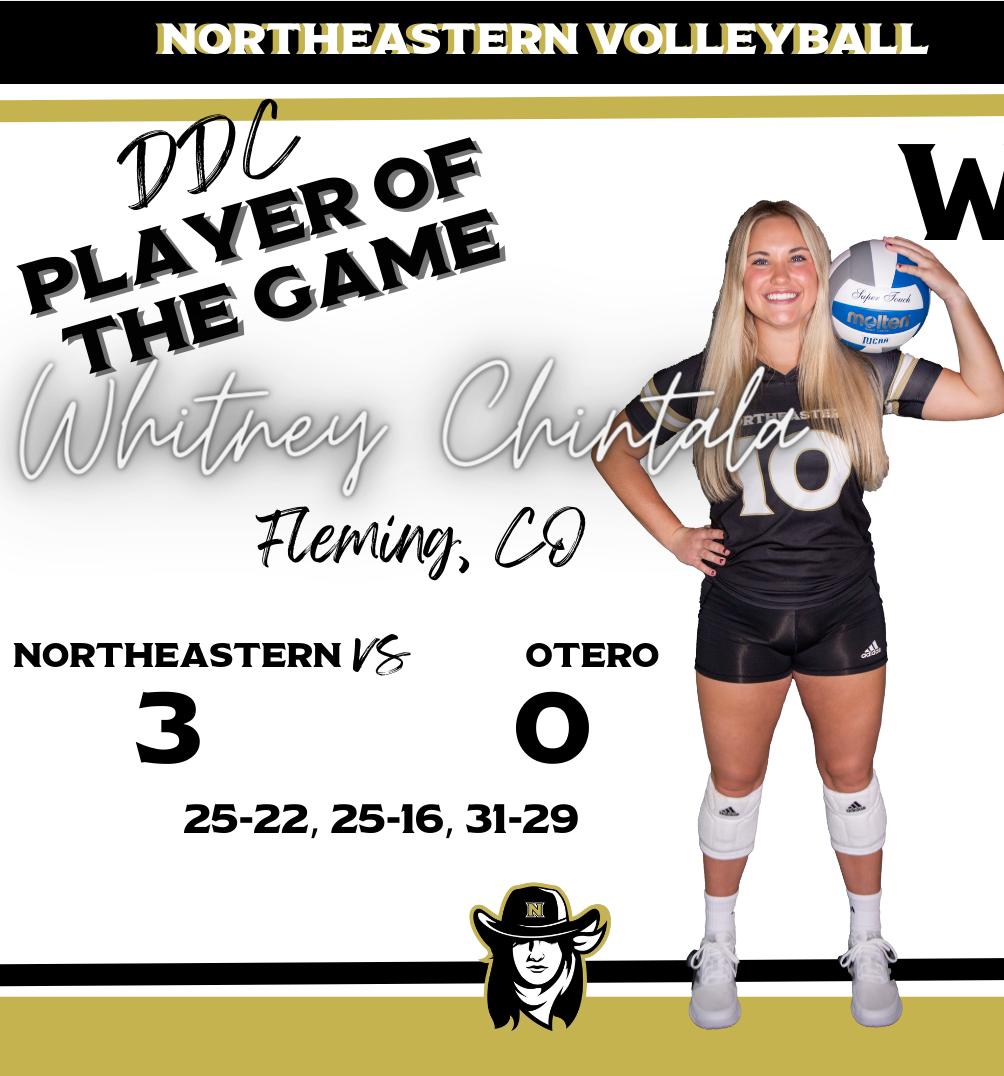 #2 Northeastern Earns Hard Fought Sweep Over Otero Looks To Continue Momentum Over Trinidad State College