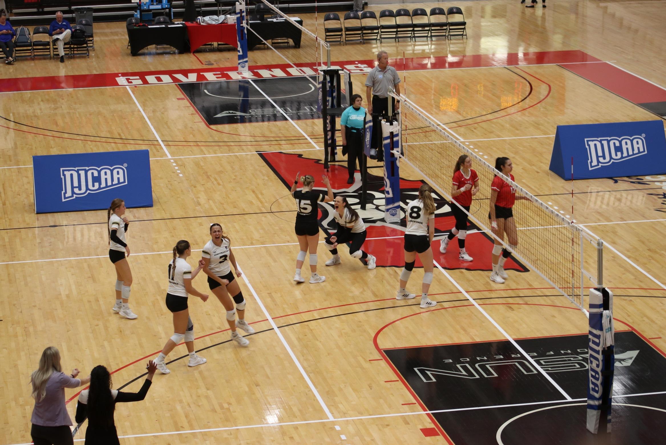 #5 Northeastern Takes Down #12 Trinity Valley In Straight Sets. They Move Onto The Quarter-Finals To Face #13 Colby College At 6:00 PM MST Tomorrow 11/21/2024