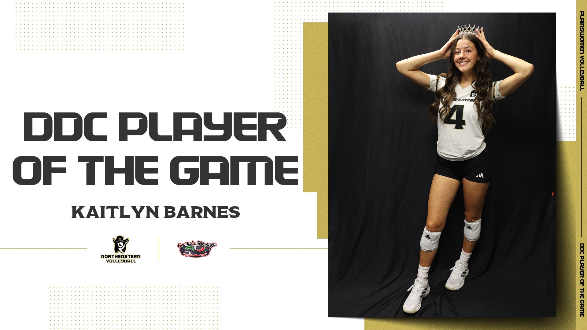 Kaityln Barnes posed with a crown on her head.
