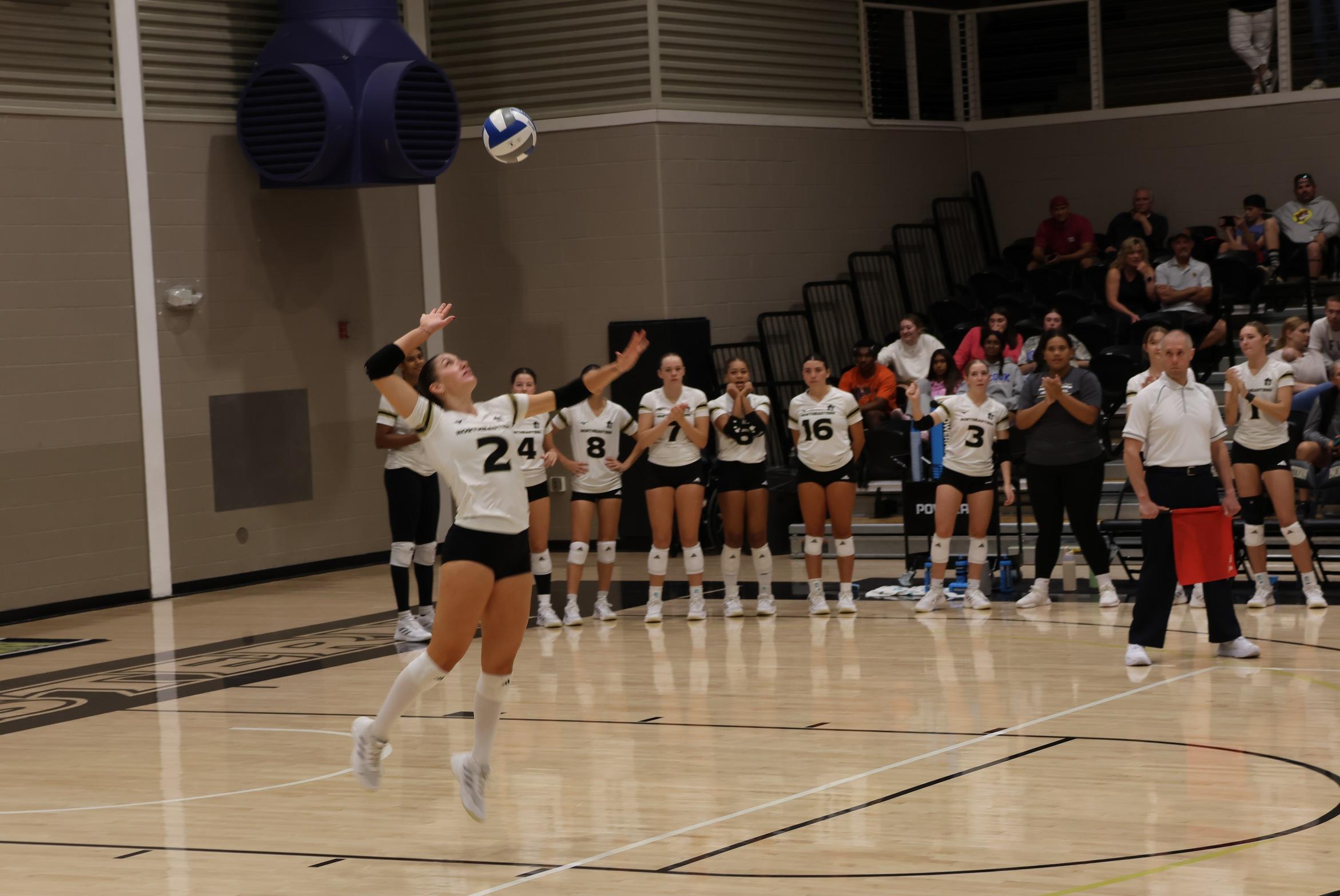 #5 Northeastern Volleyball Takes Down McCook Community College In A Clean Sweep