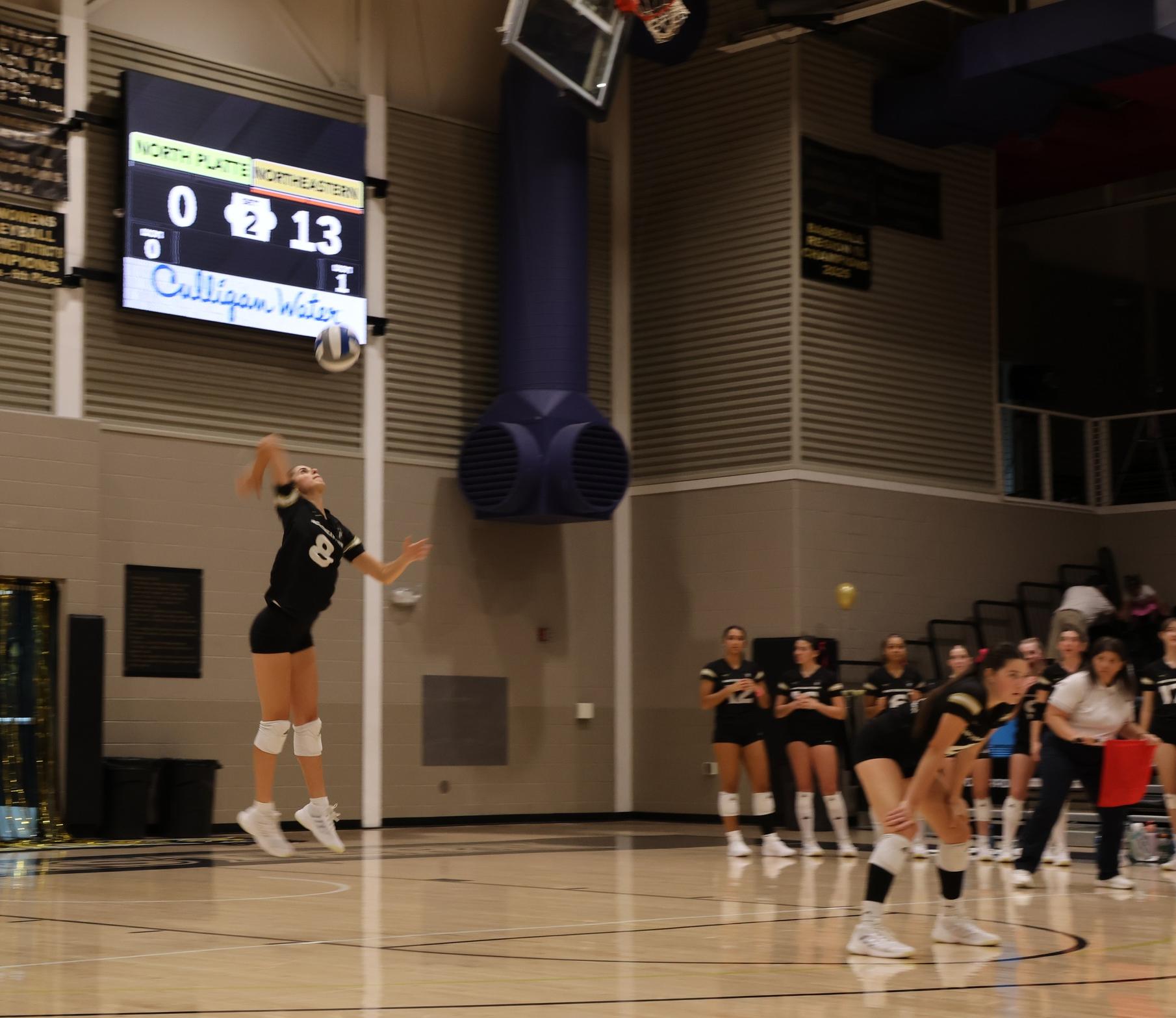 #5 Northeastern Volleyball Takes Down North Platte Community College in a Clean Sweep on Sophomore Day