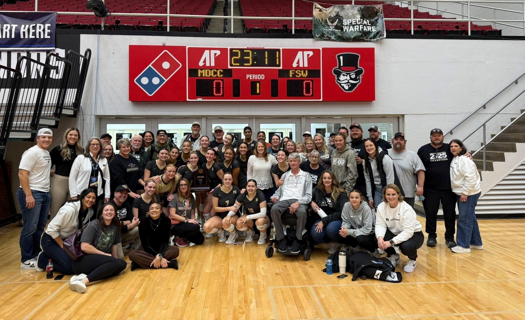 Northeastern Volleyball Finishes Off Best Season In School History, Winning Third Place At The National Tournament Over Weatherford College