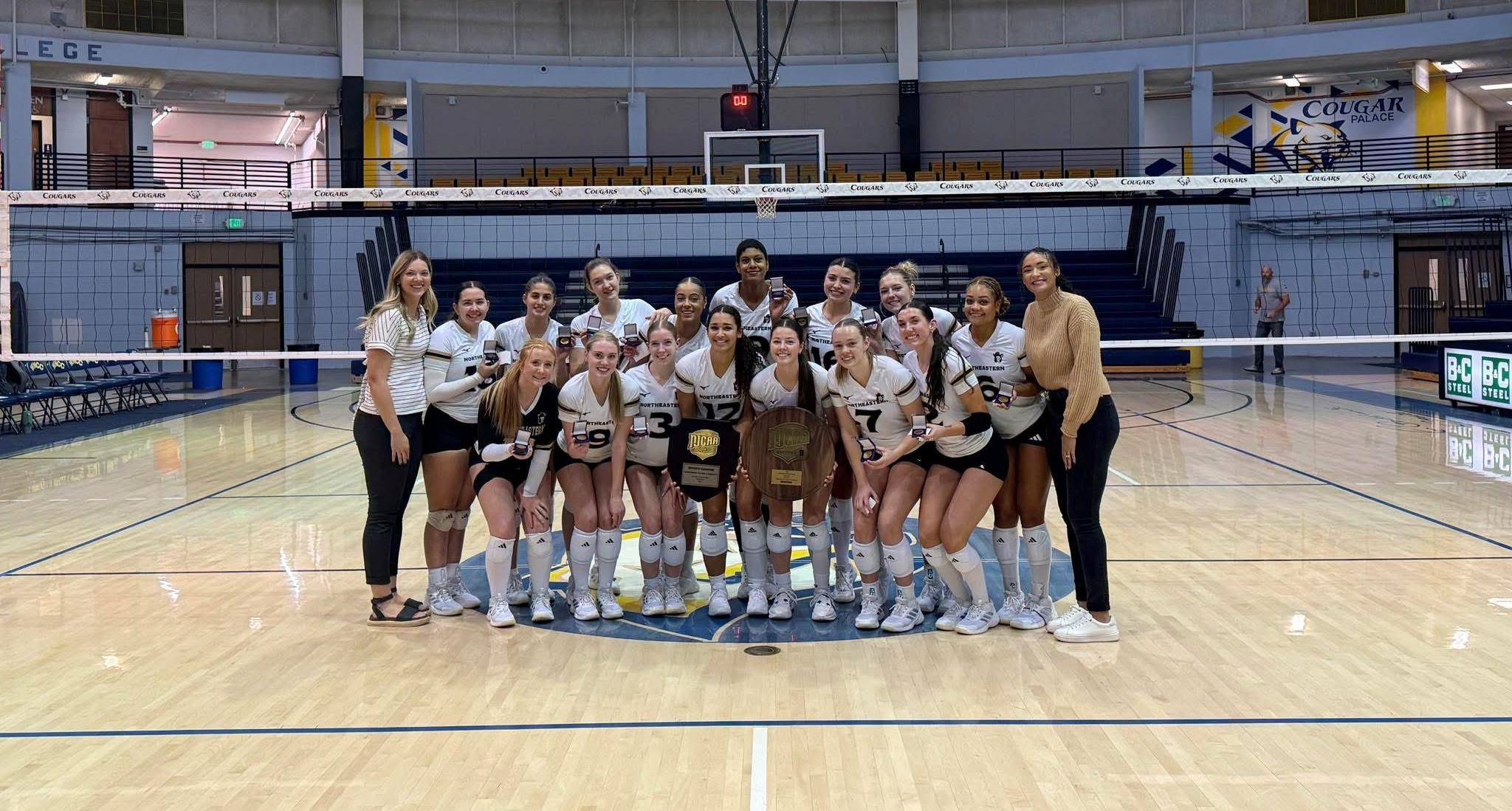 #4 Northeastern Volleyball Claims Region IX Title After Taking Down Casper College in a Sweep. They Are Headed Back to the National Tournament in Clarksville, Tennesse